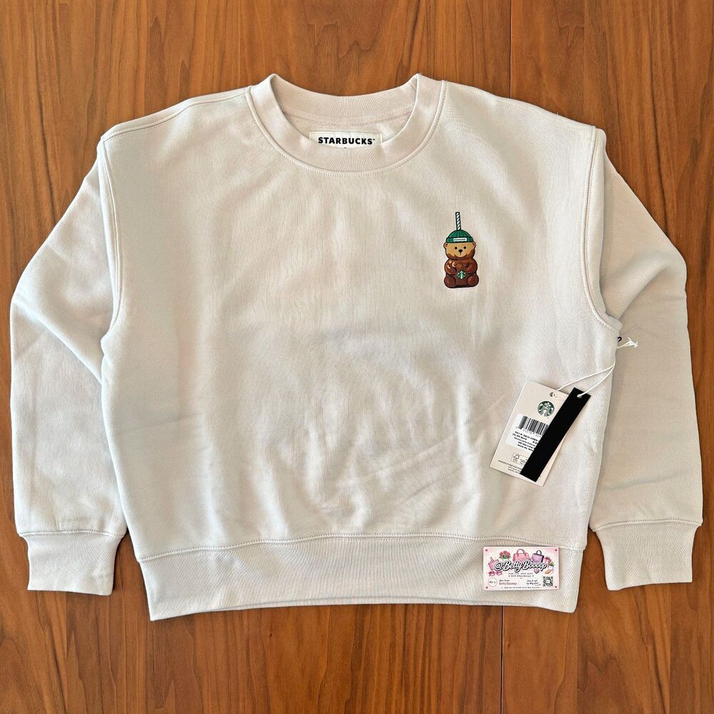 Starbucks Bearista Crewneck Sweatshirt Limited Edition Rare Size M (Medium)